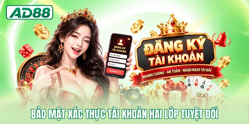 Bảo mật xác thực tài khoản hai lớp tuyệt đối